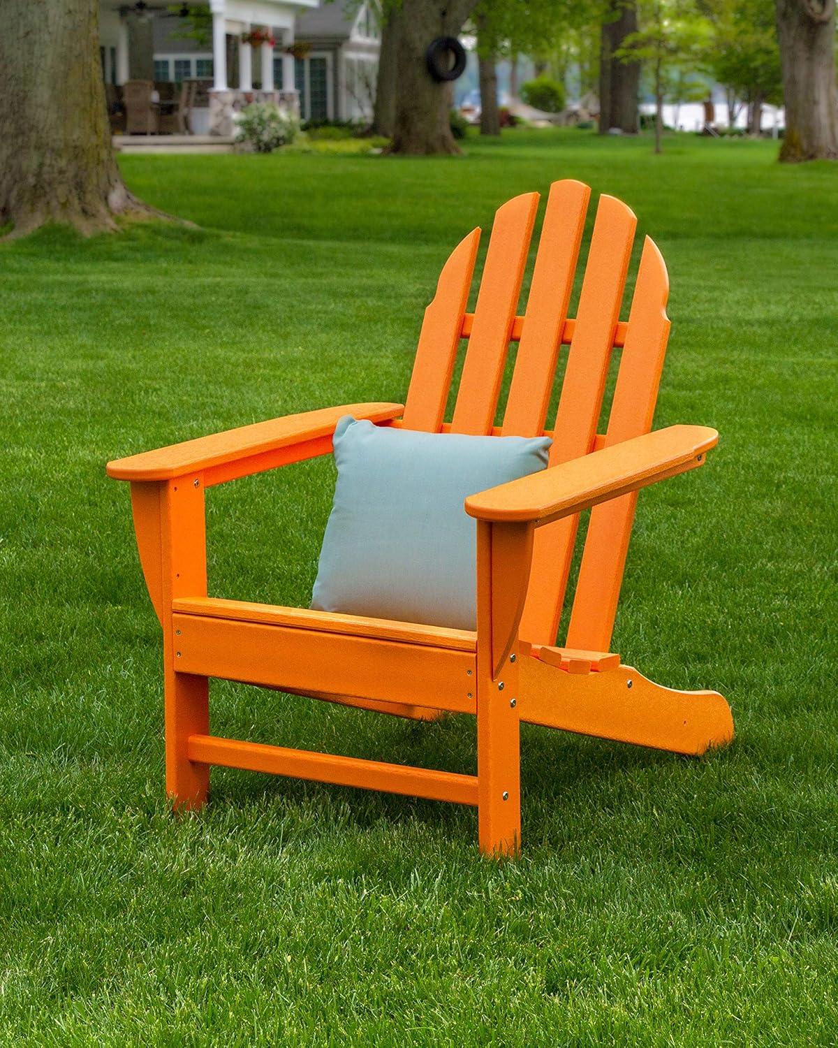 image:imagePOLYWOOD AD4030MA Classic Outdoor Adirondack Chair MahoganyCrimson Red