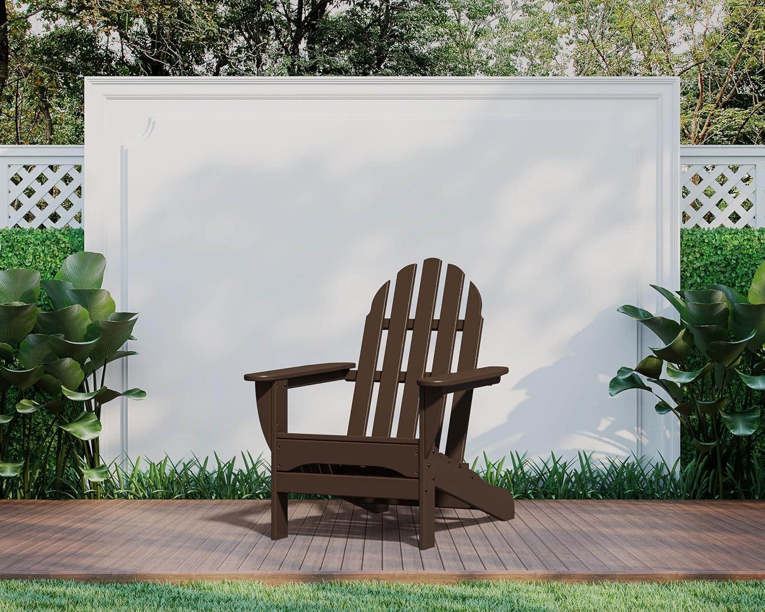 image:imagePOLYWOOD AD4030MA Classic Outdoor Adirondack Chair MahoganyMahogany