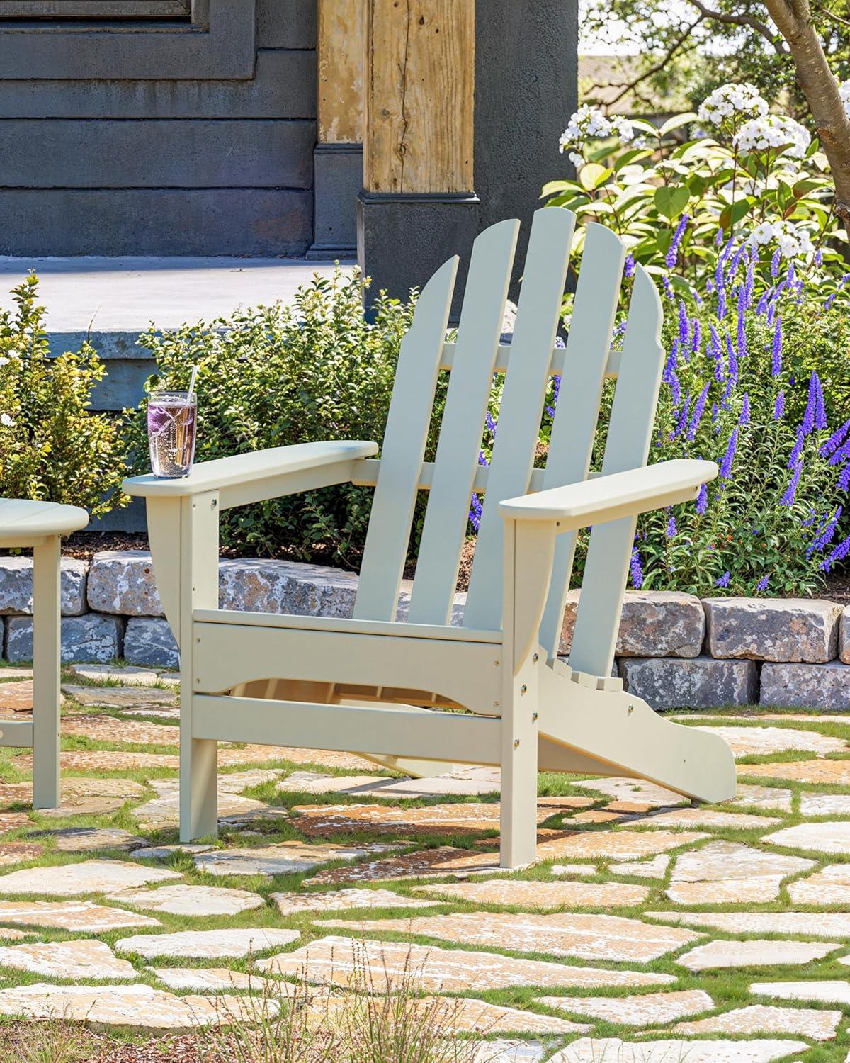 image:imagePOLYWOOD AD4030MA Classic Outdoor Adirondack Chair MahoganySand