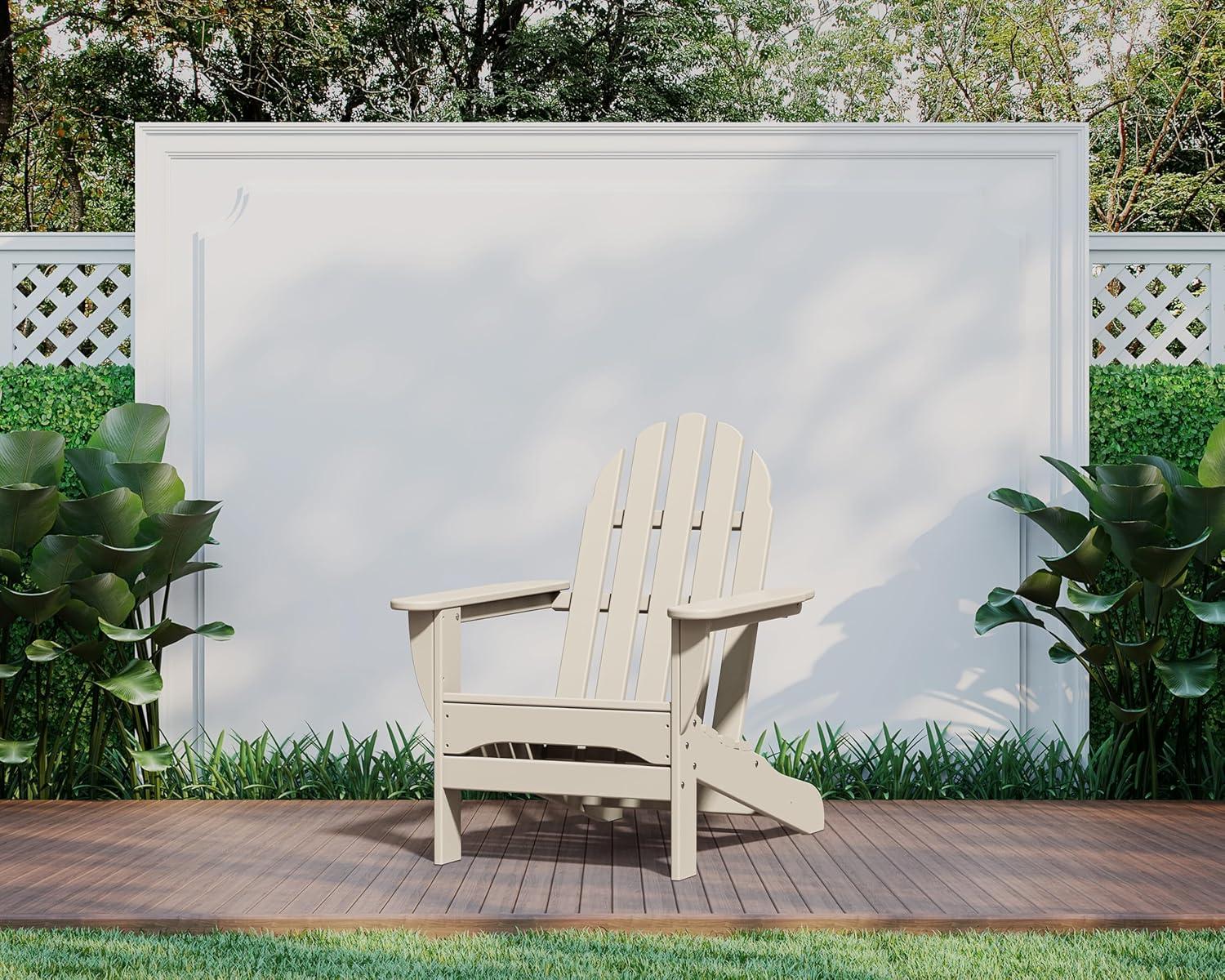 image:imagePOLYWOOD AD4030MA Classic Outdoor Adirondack Chair MahoganySand