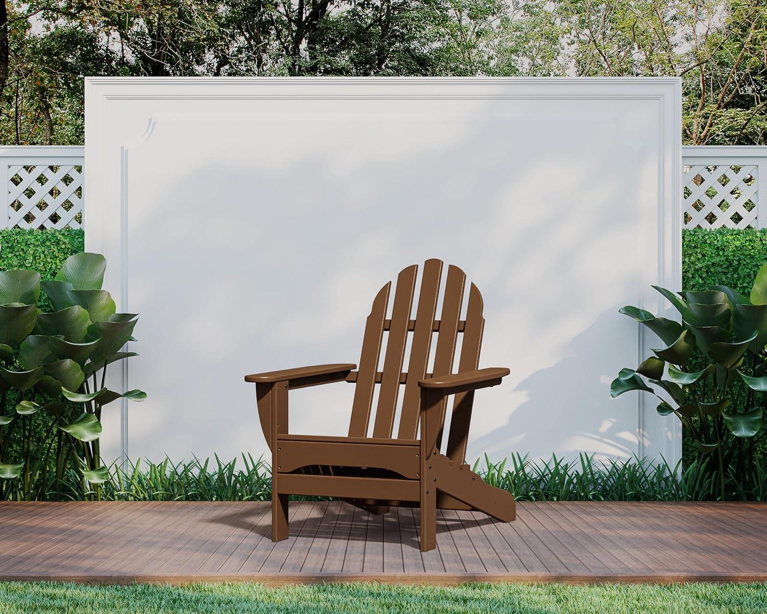 image:imagePOLYWOOD AD4030MA Classic Outdoor Adirondack Chair MahoganyTeak