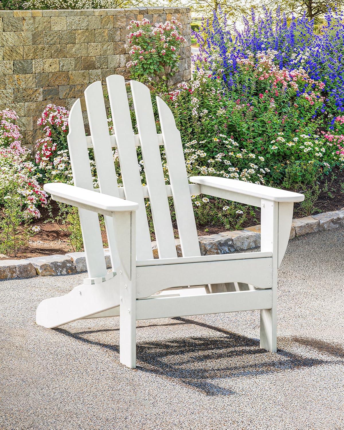 image:imagePOLYWOOD AD4030MA Classic Outdoor Adirondack Chair MahoganyWhite