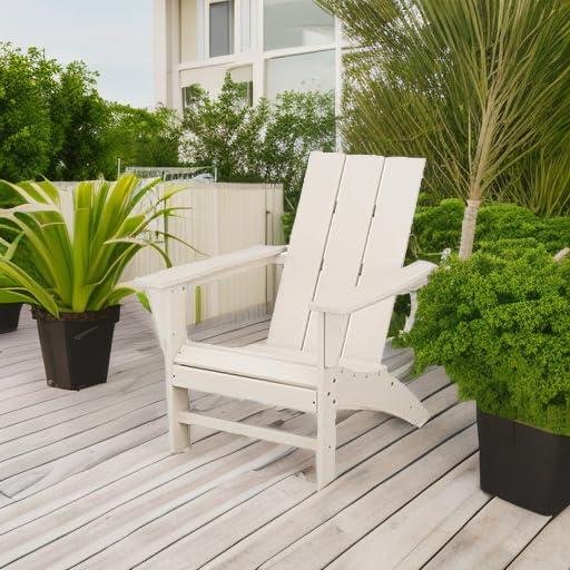 image:imagePOLYWOOD AD420LI Modern Adirondack Chair LimeSand