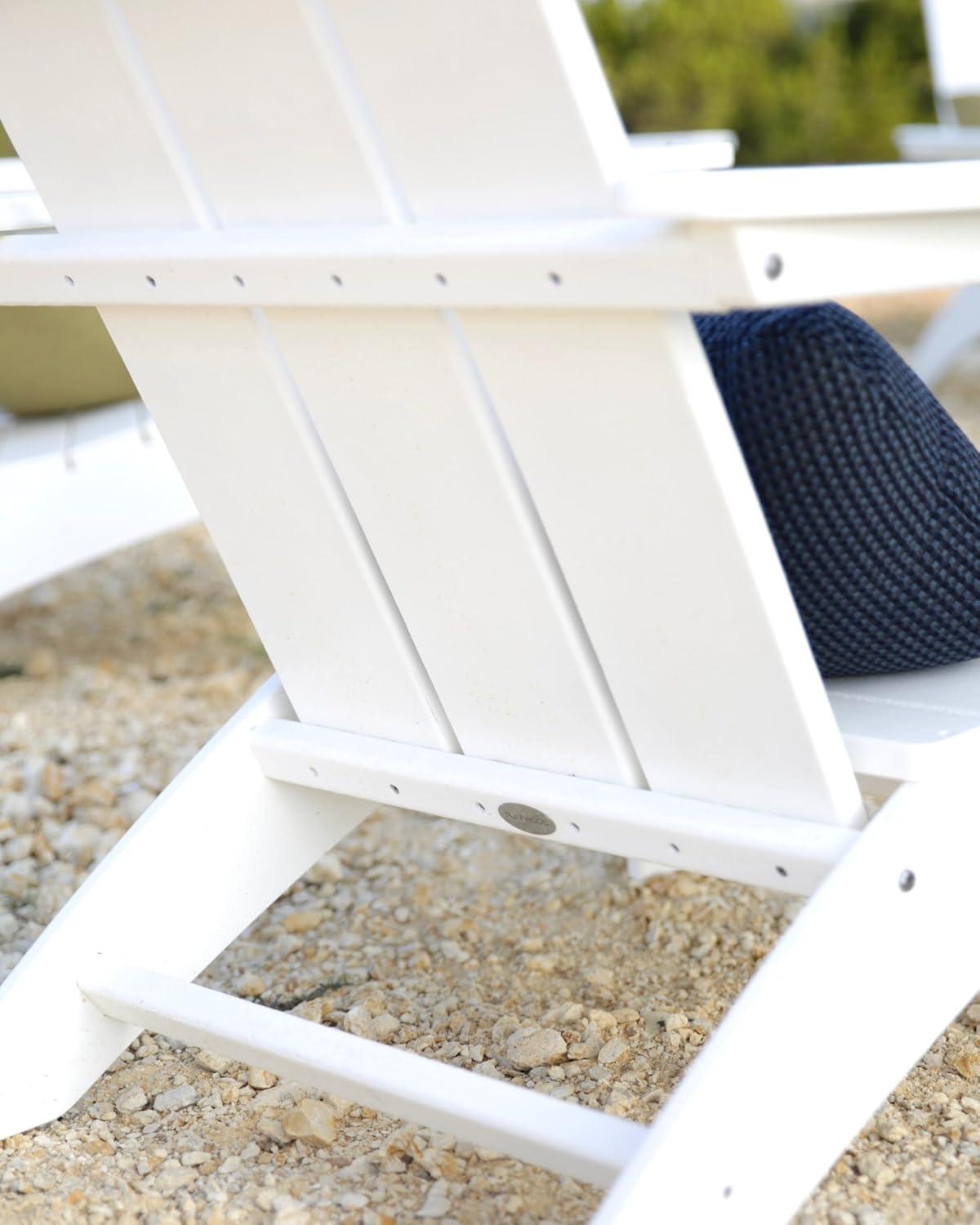 image:imagePOLYWOOD AD420LI Modern Adirondack Chair LimeWhite