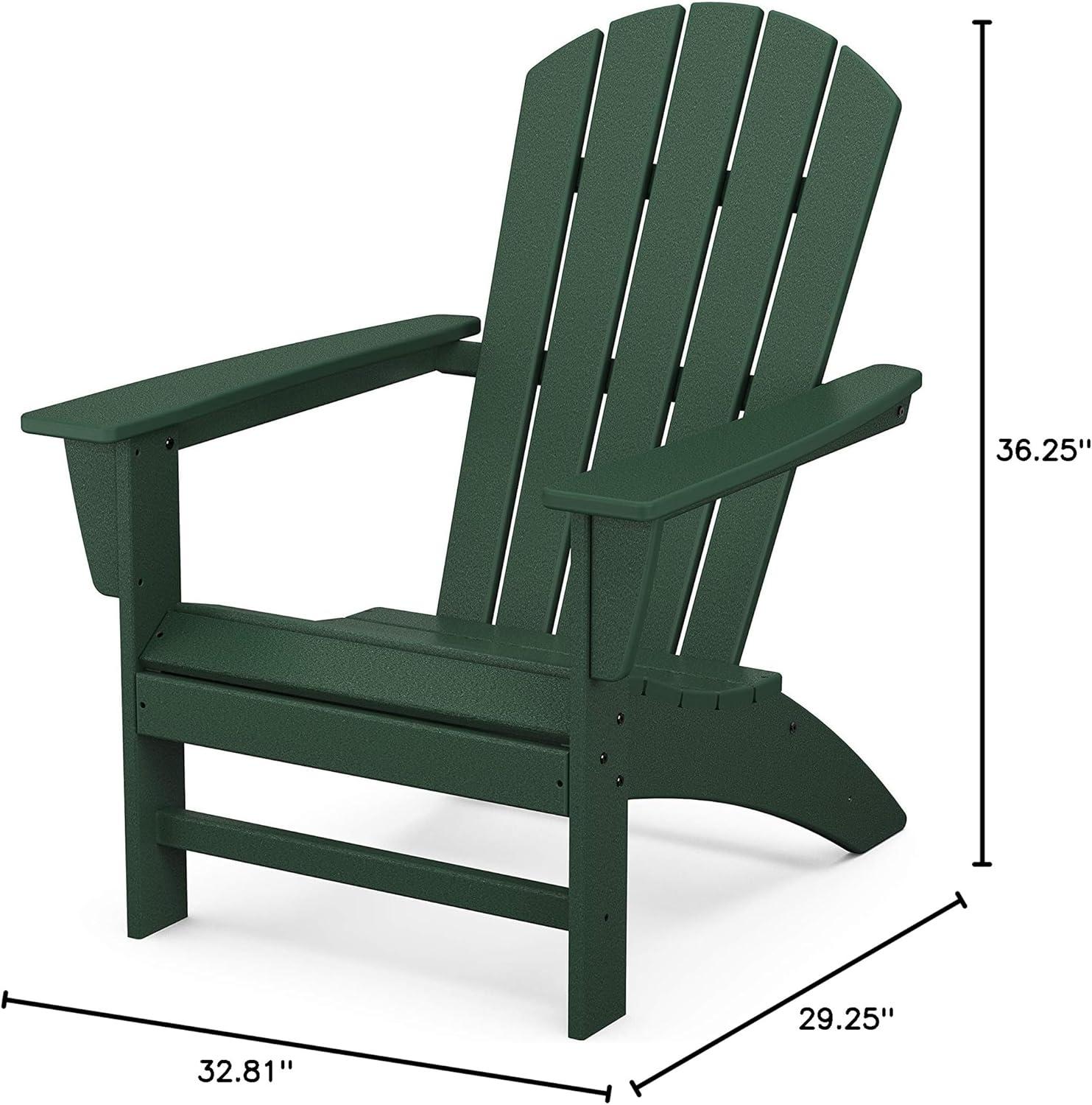 image:imagePOLYWOOD Nautical Adirondack ChairGreen