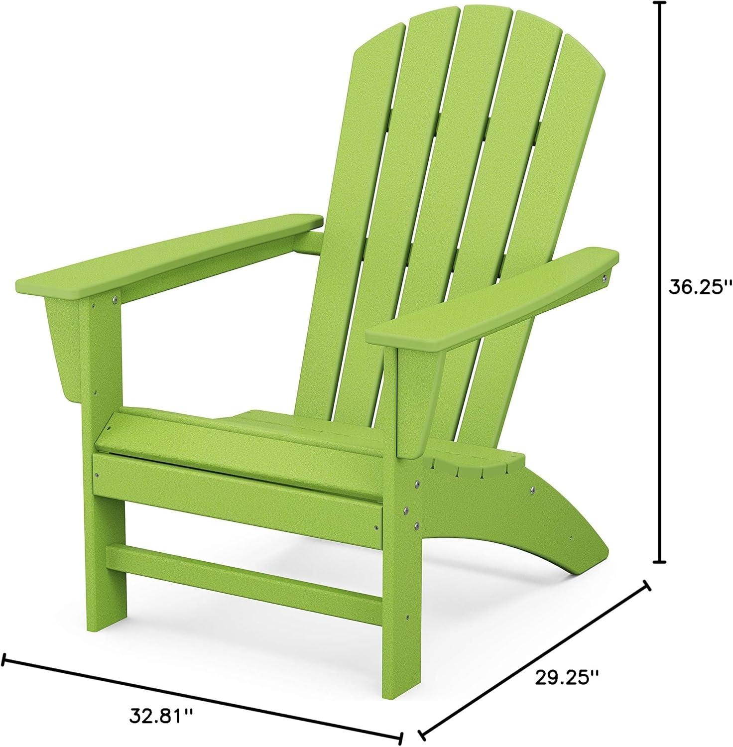 image:imagePOLYWOOD Nautical Adirondack ChairLime