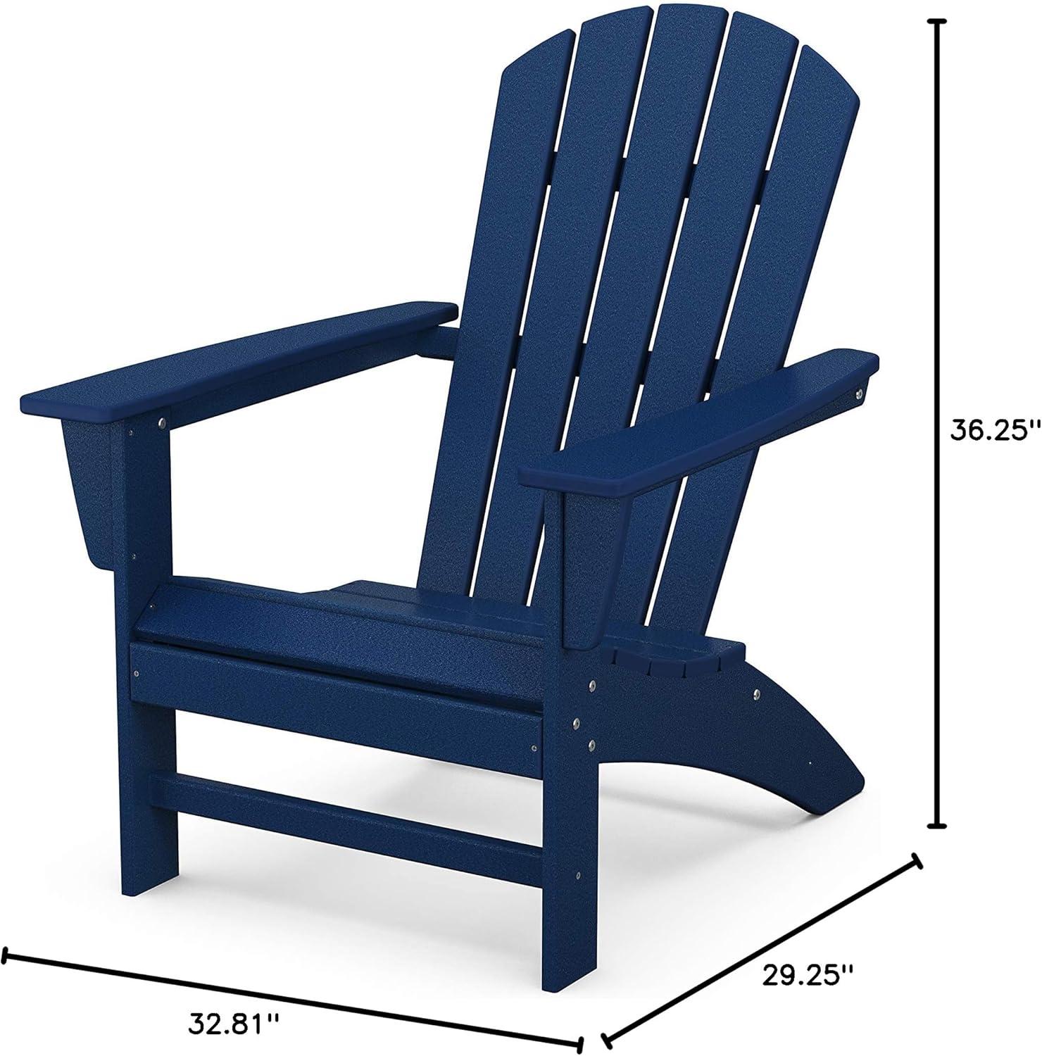 image:imagePOLYWOOD Nautical Adirondack ChairNavy