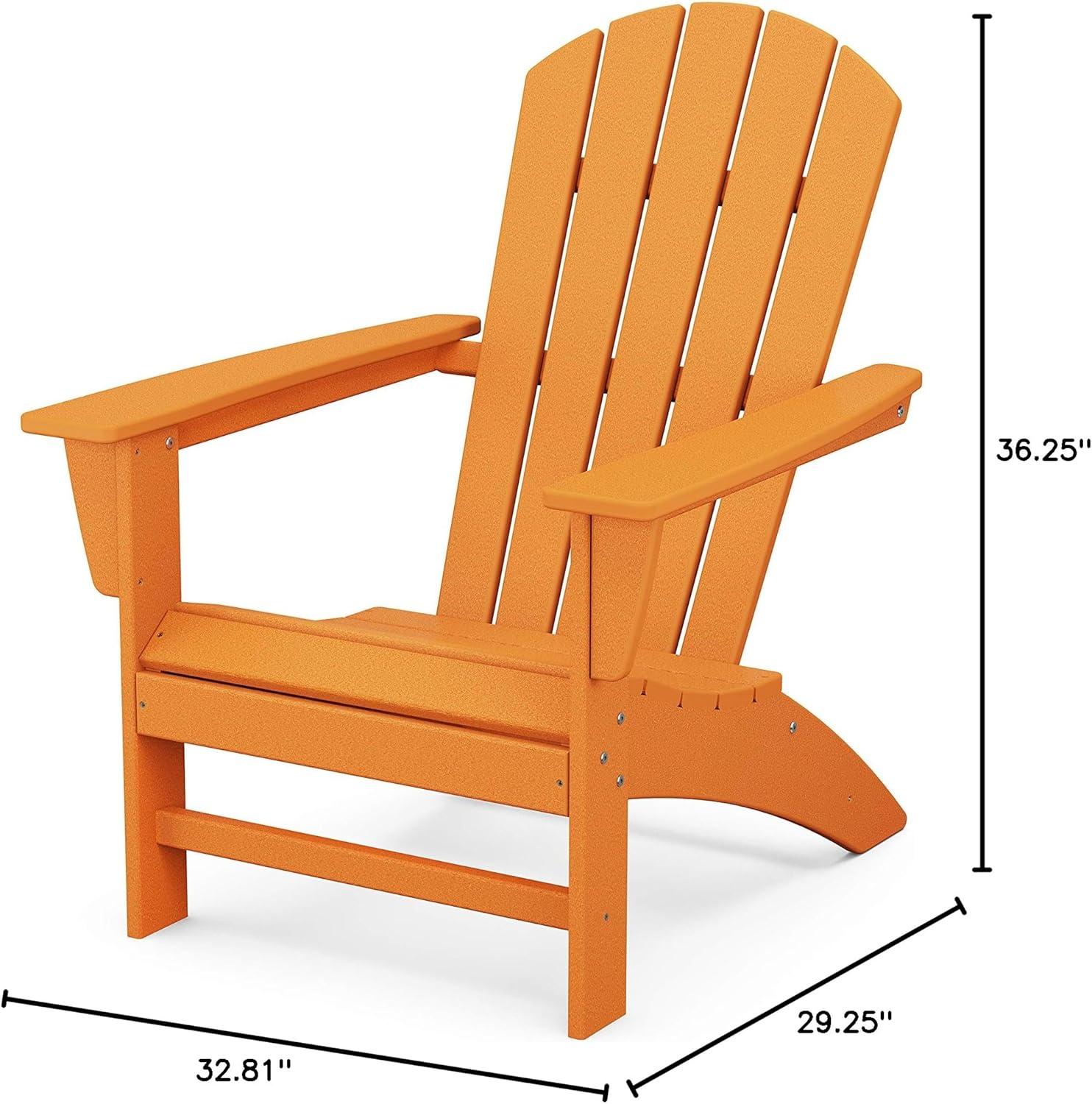 image:imagePOLYWOOD Nautical Adirondack ChairTangerine