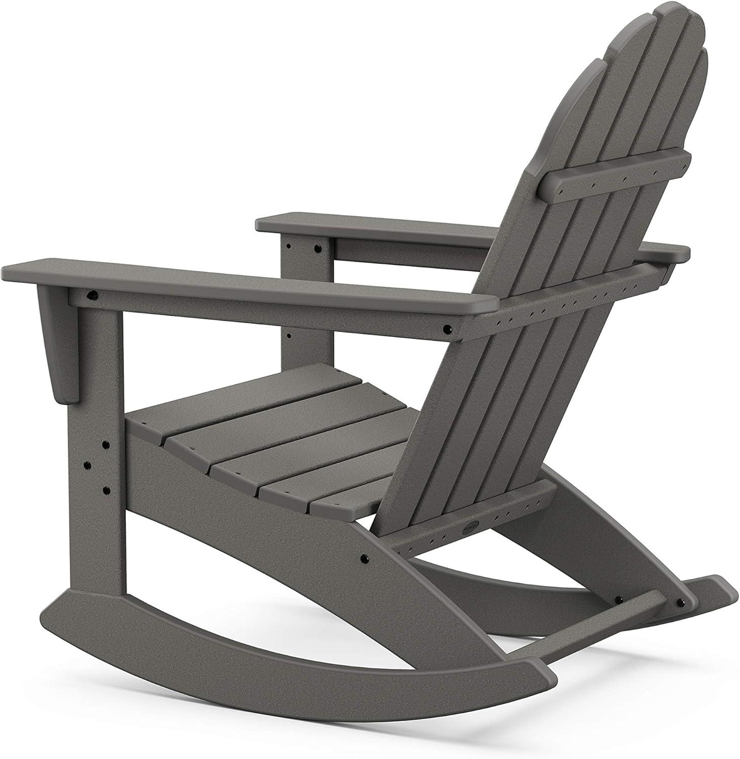 image:imagePOLYWOOD Vineyard 3Piece Adirondack Rocking Chair Set with Side TableGreen
