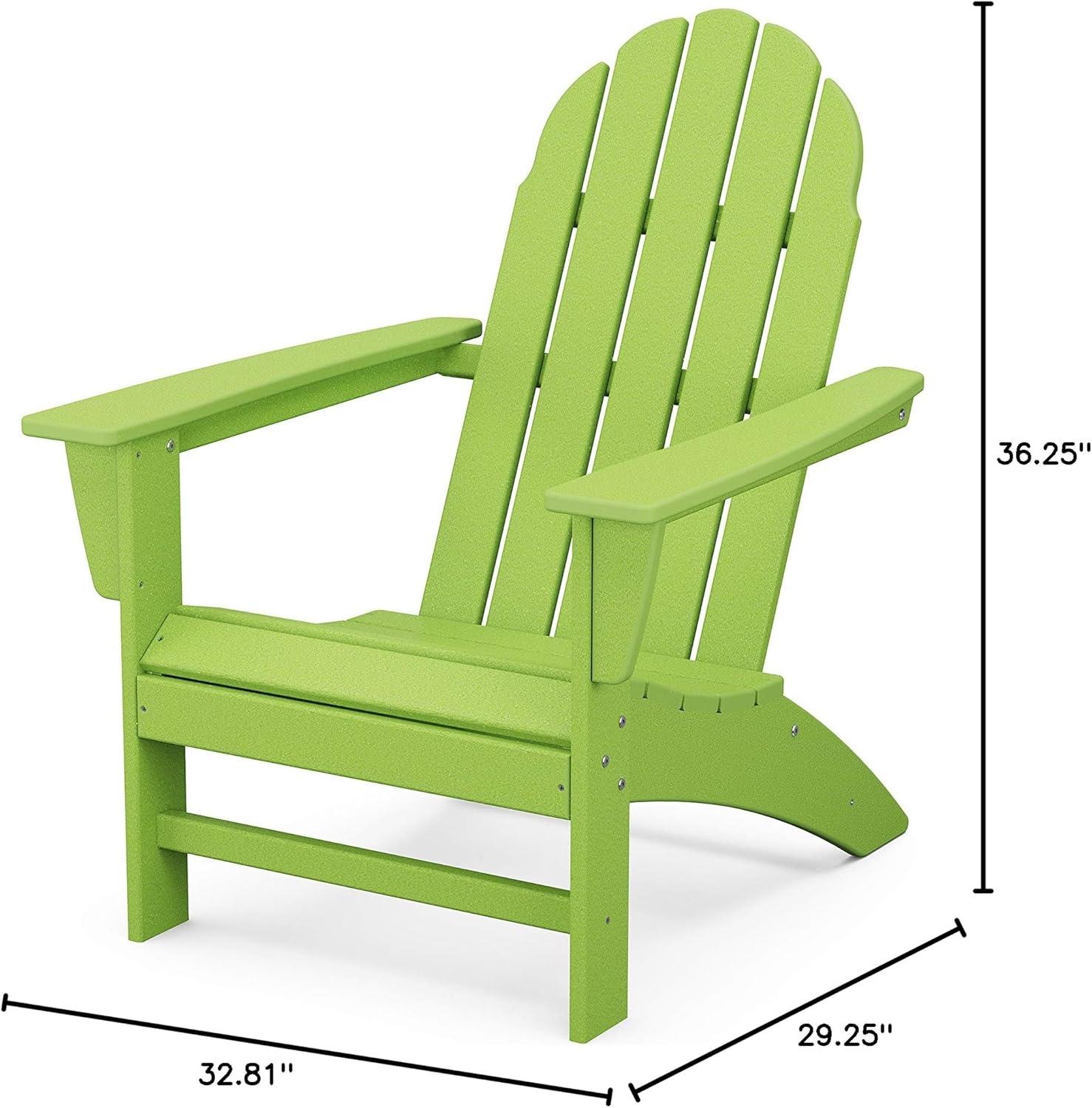 image:imagePolywood Vineyard Adirondack Chair MahoganyLime