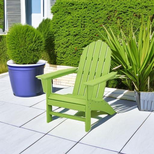 image:imagePolywood Vineyard Adirondack Chair MahoganyLime