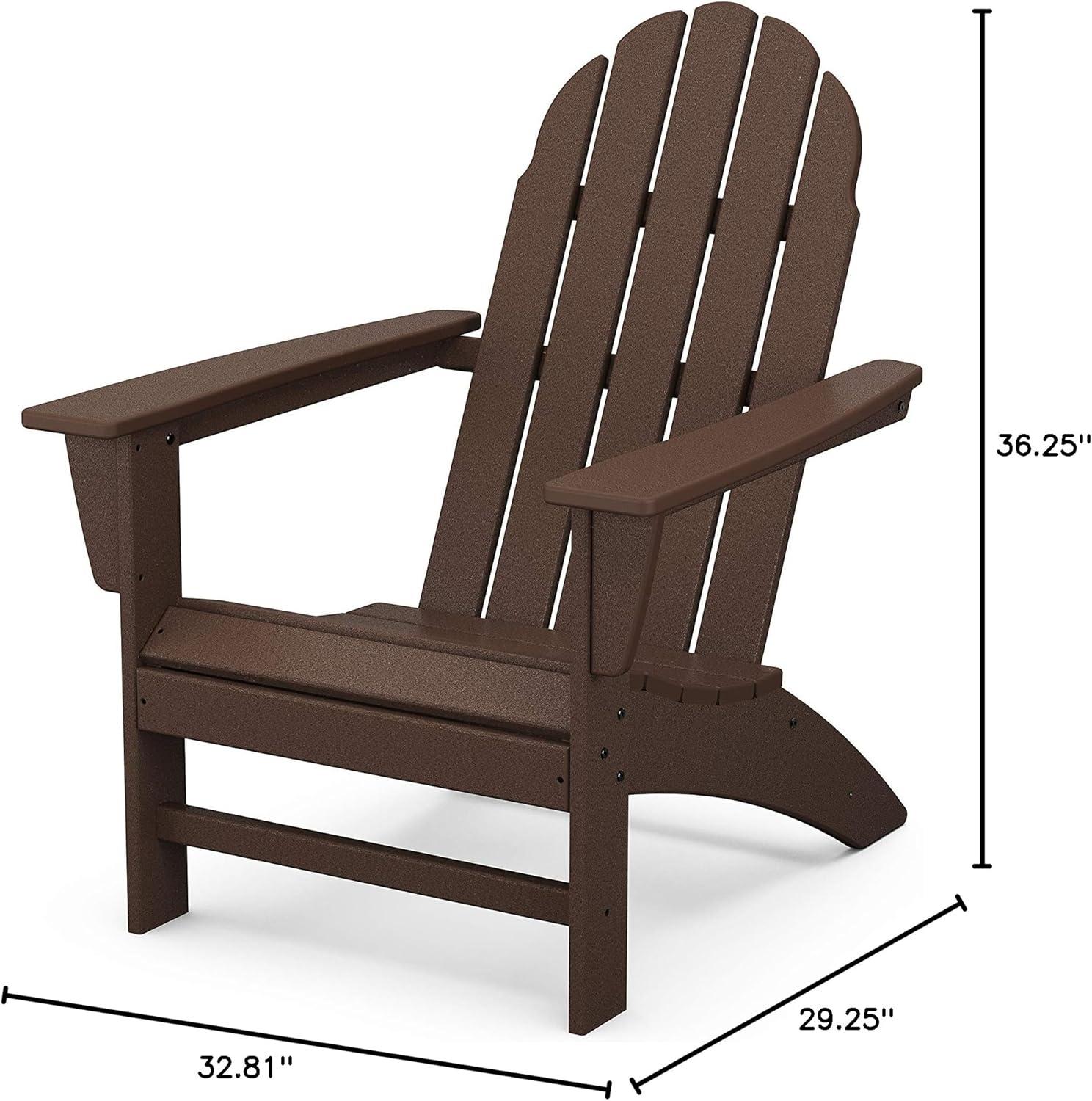 image:imagePolywood Vineyard Adirondack Chair MahoganyMahogany