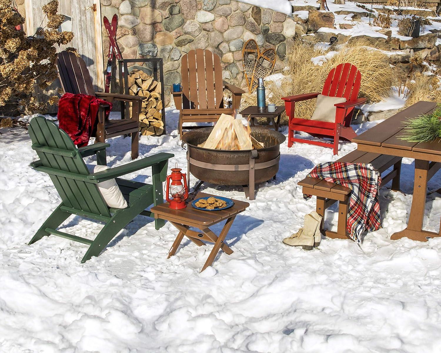 image:imagePolywood Vineyard Adirondack Chair MahoganyTeak