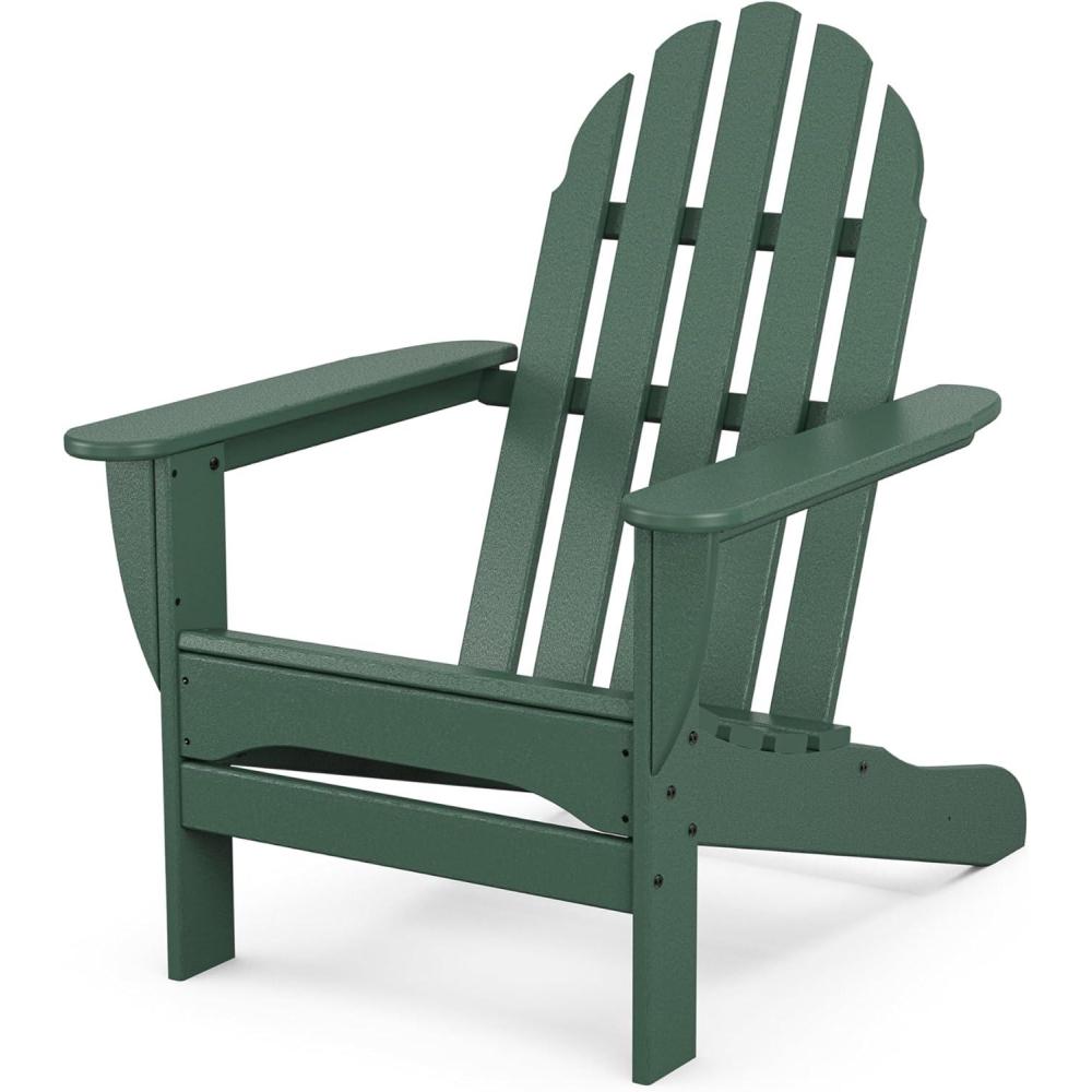 image:imagePOLYWOOD AD4030MA Classic Outdoor Adirondack Chair MahoganyGreen