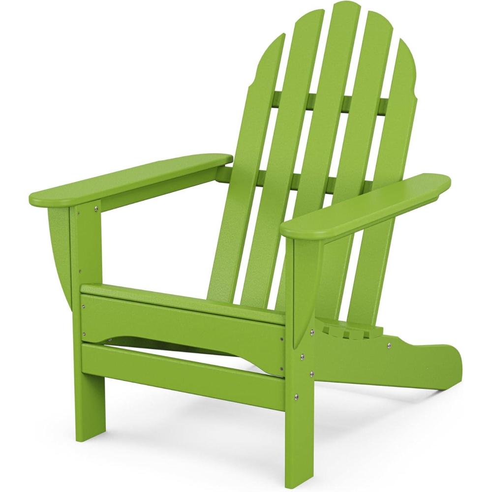 image:imagePOLYWOOD AD4030MA Classic Outdoor Adirondack Chair MahoganyLime