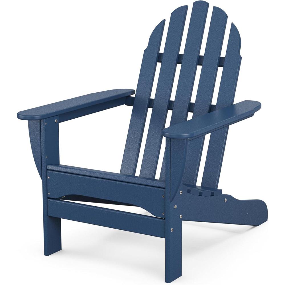 image:imagePOLYWOOD AD4030MA Classic Outdoor Adirondack Chair MahoganyNavy