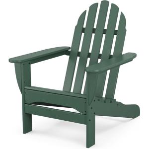 POLYWOOD AD4030MA Classic Outdoor Adirondack Chair, Mahogany(Green)