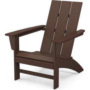POLYWOOD AD420LI Modern Adirondack Chair, Lime(Mahogany)