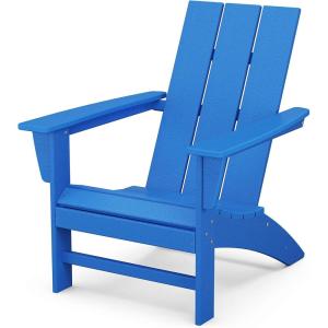 POLYWOOD AD420LI Modern Adirondack Chair, Lime(Pacific Blue)