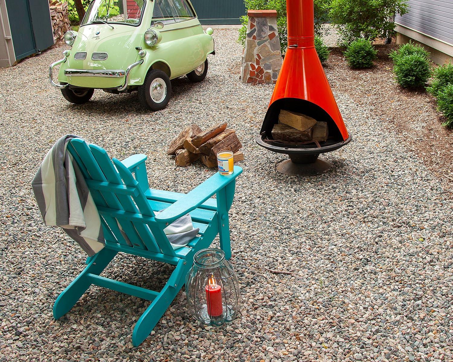 image:imagePOLYWOOD AD5030GY Classic Folding Adirondack Slate GreyAruba