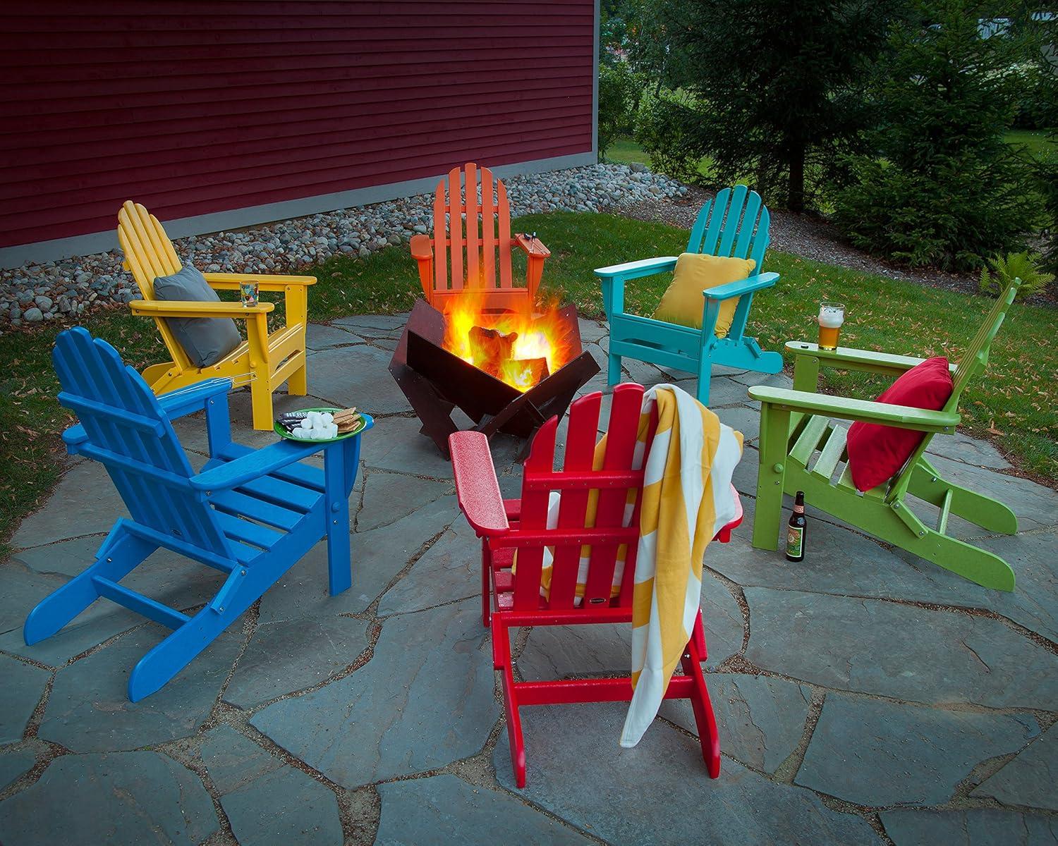image:imagePOLYWOOD AD5030GY Classic Folding Adirondack Slate GreyAruba