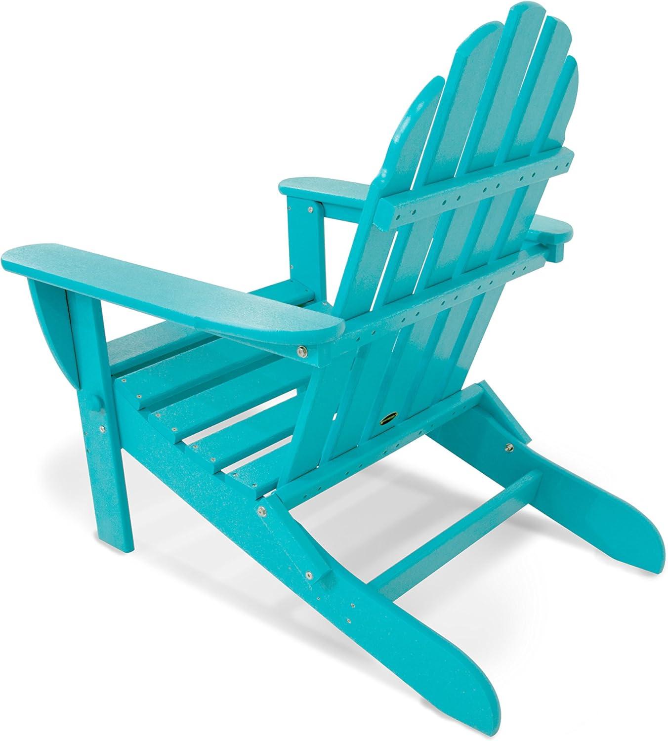 image:imagePOLYWOOD AD5030GY Classic Folding Adirondack Slate GreyAruba