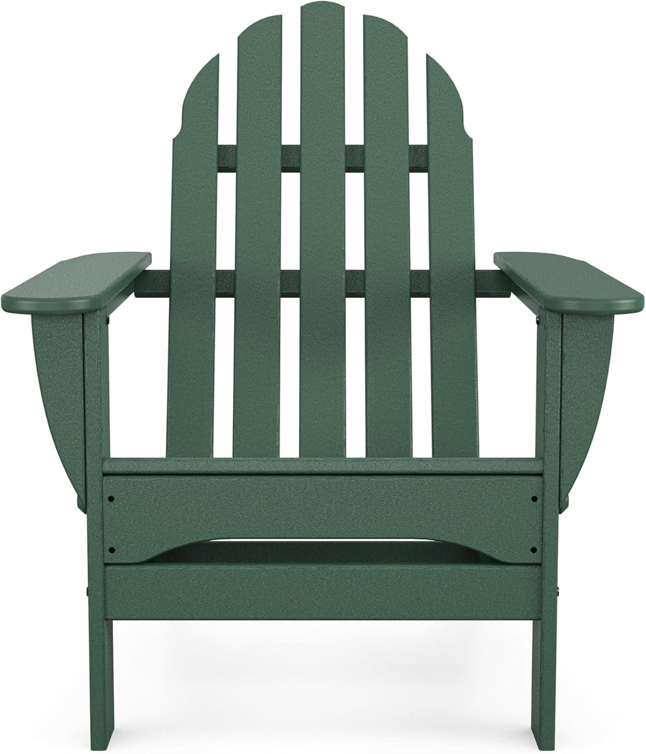 image:imagePOLYWOOD AD5030GY Classic Folding Adirondack Slate GreyGreen