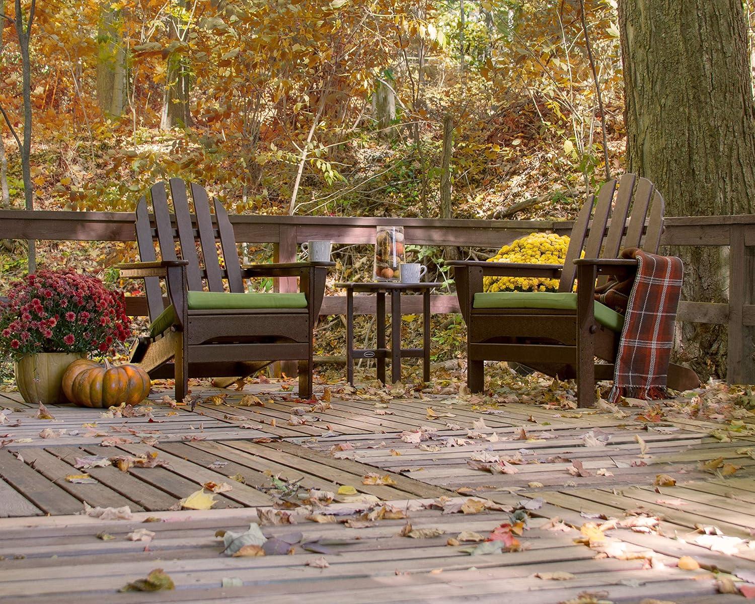 image:imagePOLYWOOD AD5030GY Classic Folding Adirondack Slate GreyMahogany