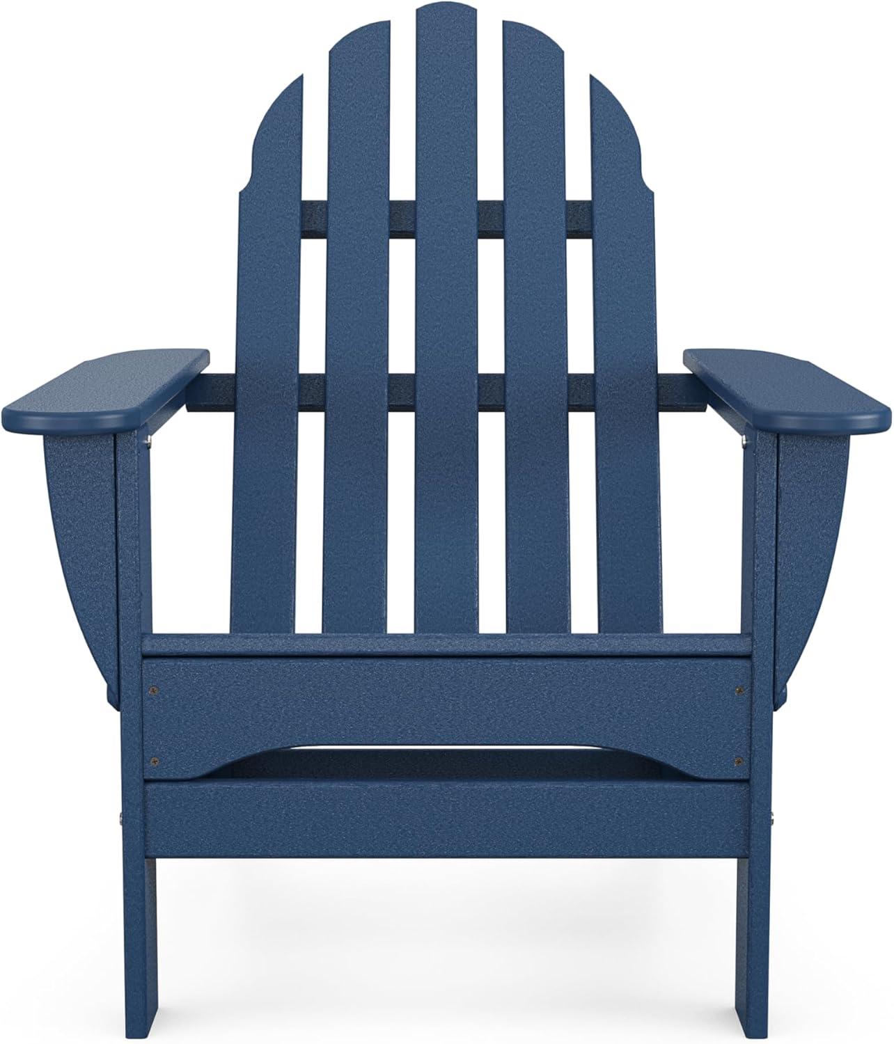 image:imagePOLYWOOD AD5030GY Classic Folding Adirondack Slate GreyNavy