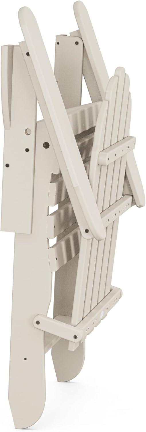 image:imagePOLYWOOD AD5030GY Classic Folding Adirondack Slate GreySand