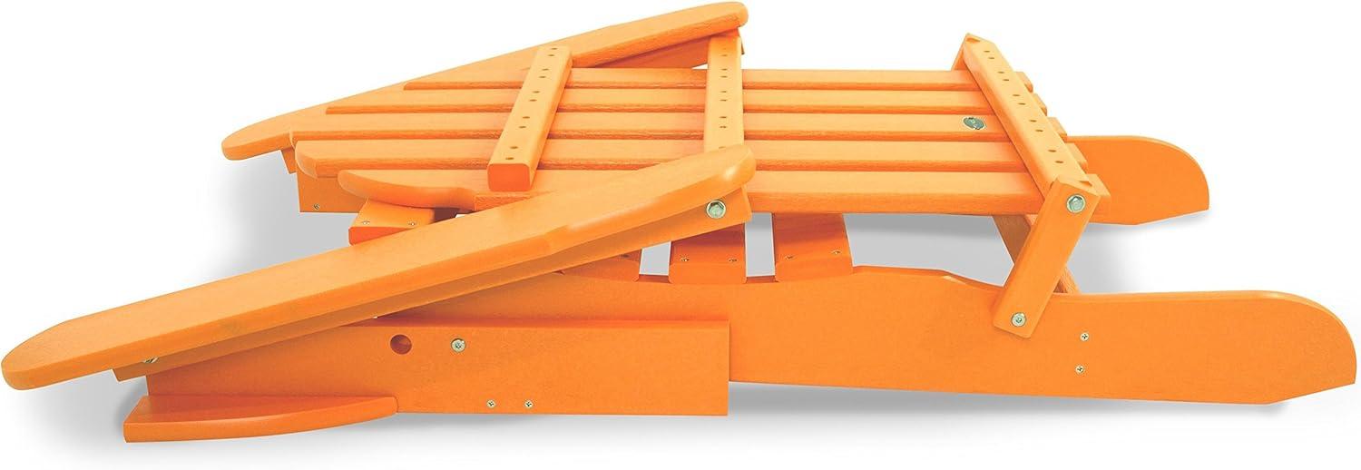 image:imagePOLYWOOD AD5030GY Classic Folding Adirondack Slate GreyTangerine