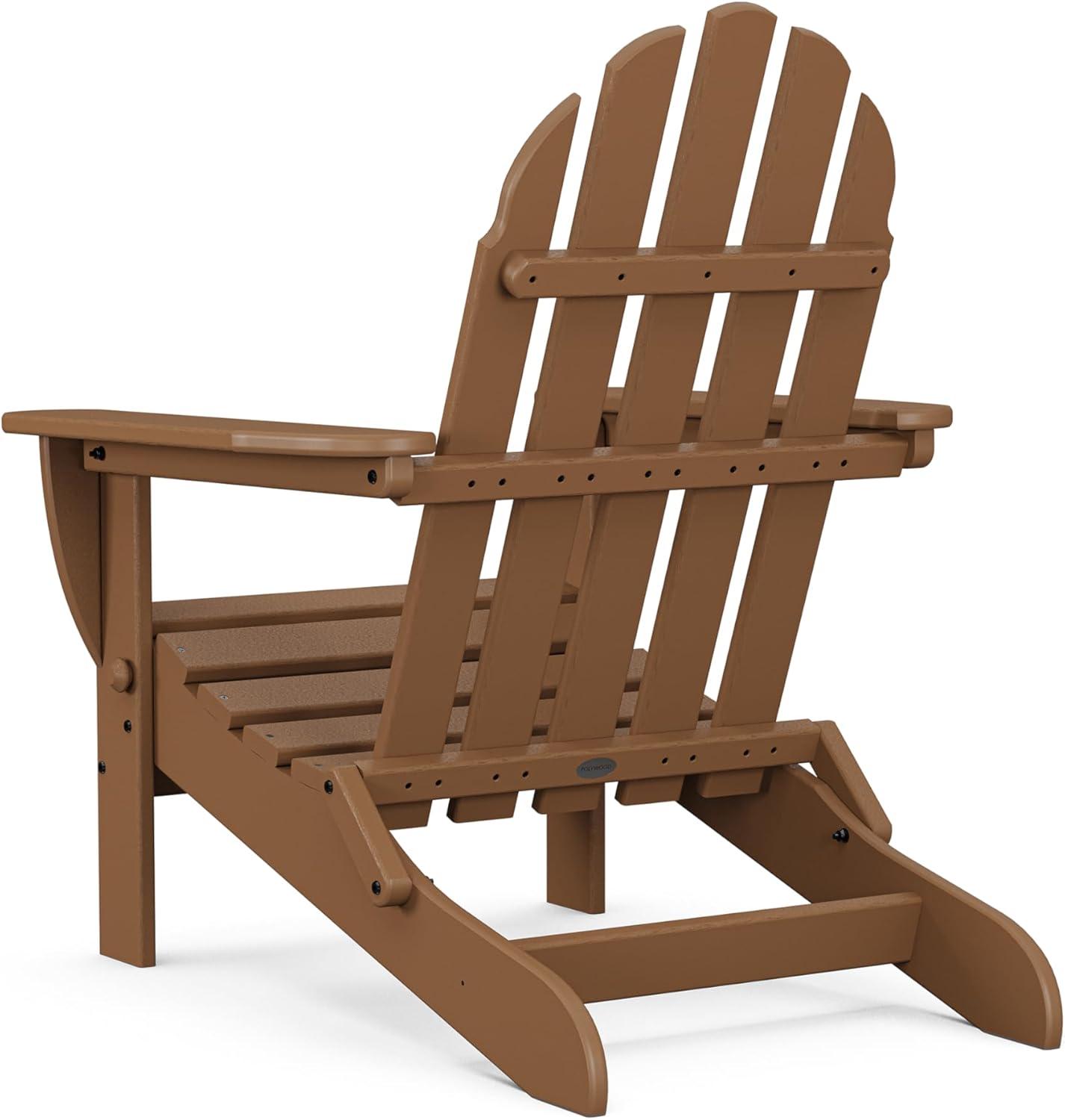 image:imagePOLYWOOD AD5030GY Classic Folding Adirondack Slate GreyTeak