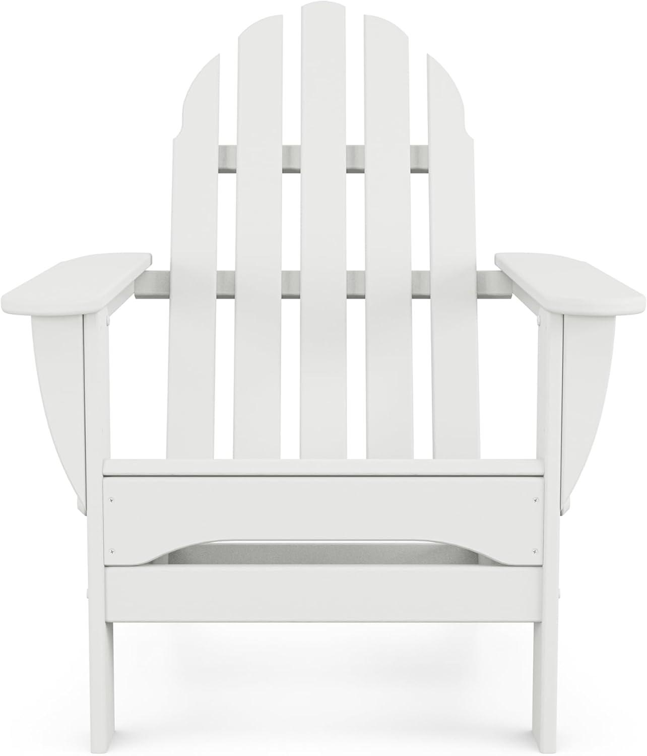 image:imagePOLYWOOD AD5030GY Classic Folding Adirondack Slate GreyWhite