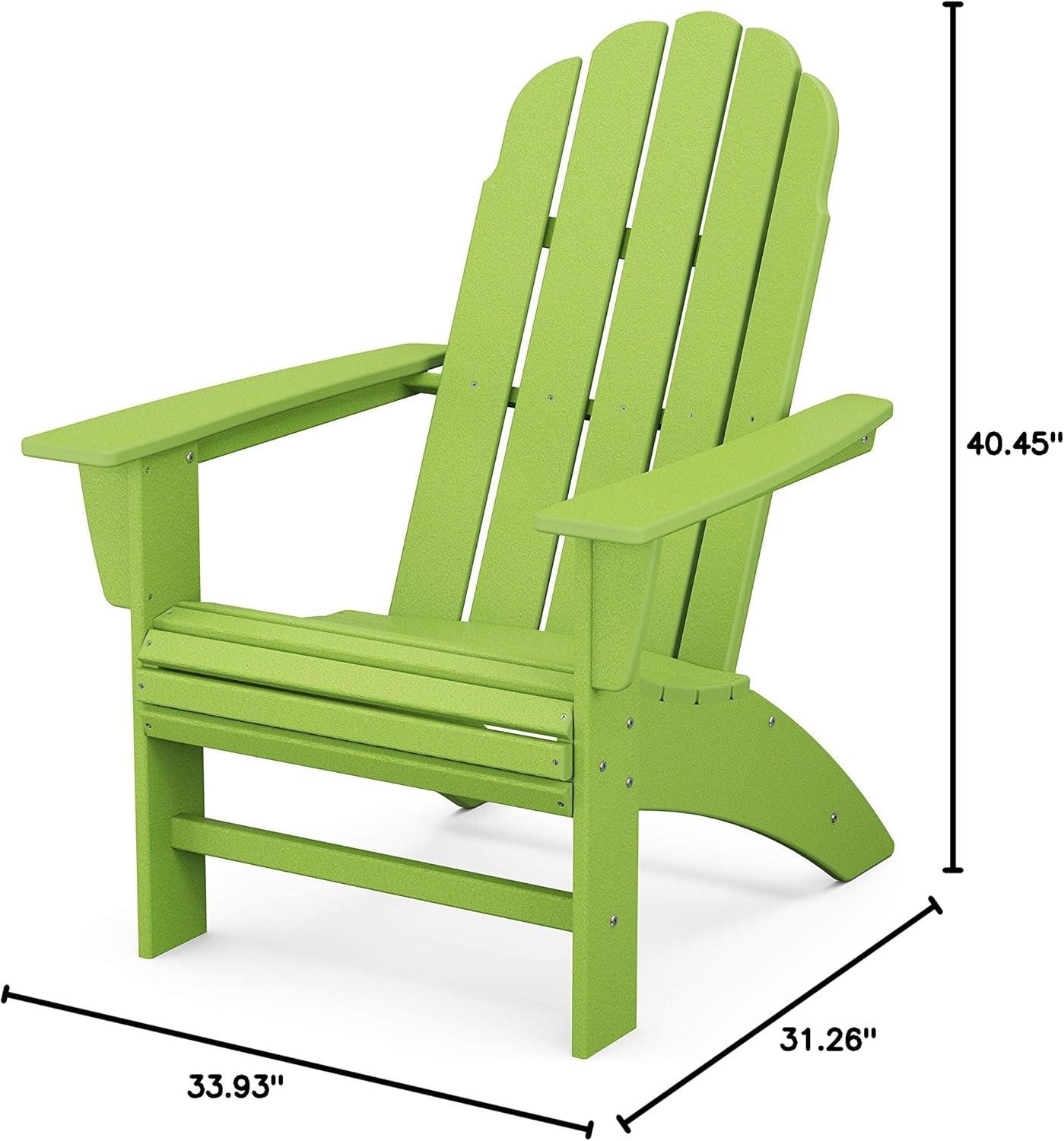 image:imagePOLYWOOD Vineyard Curveback Adirondack Chair in MahoganyLime