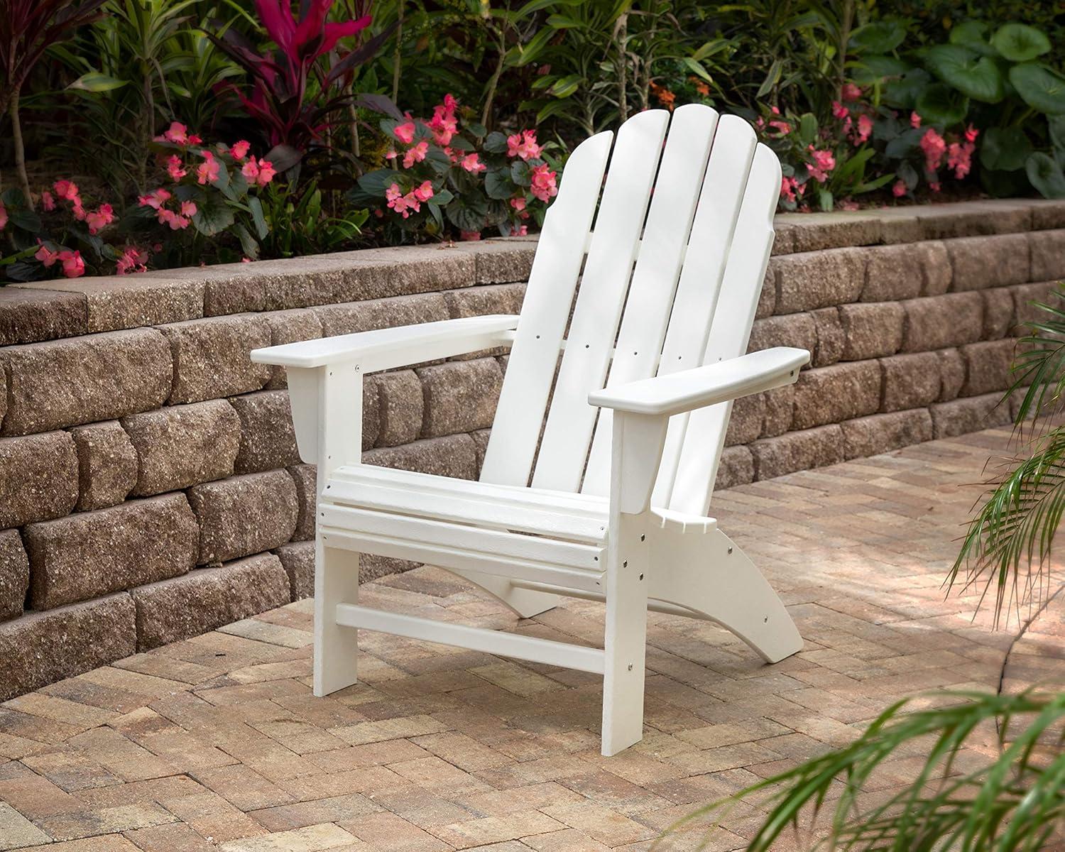 image:imagePOLYWOOD Vineyard Curveback Adirondack Chair in MahoganySunset Red