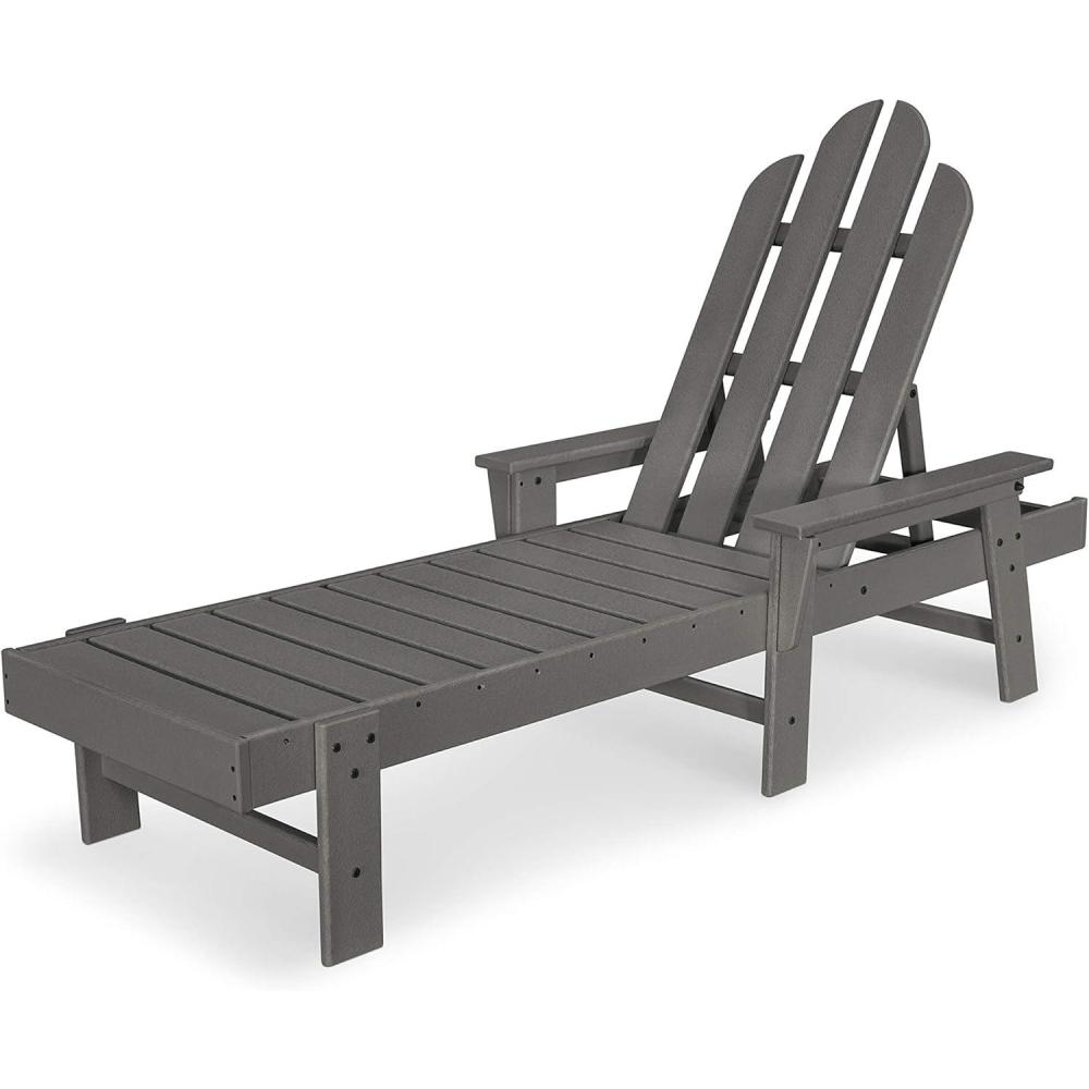 image:imagePOLYWOOD ECC76SR Long Island Chaise Sunset RedSlate Grey
