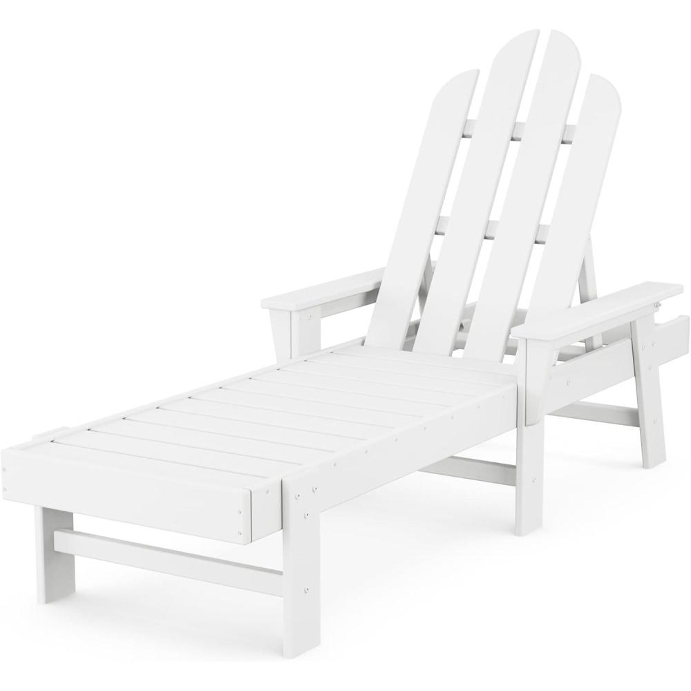 image:imagePOLYWOOD ECC76SR Long Island Chaise Sunset RedWhite