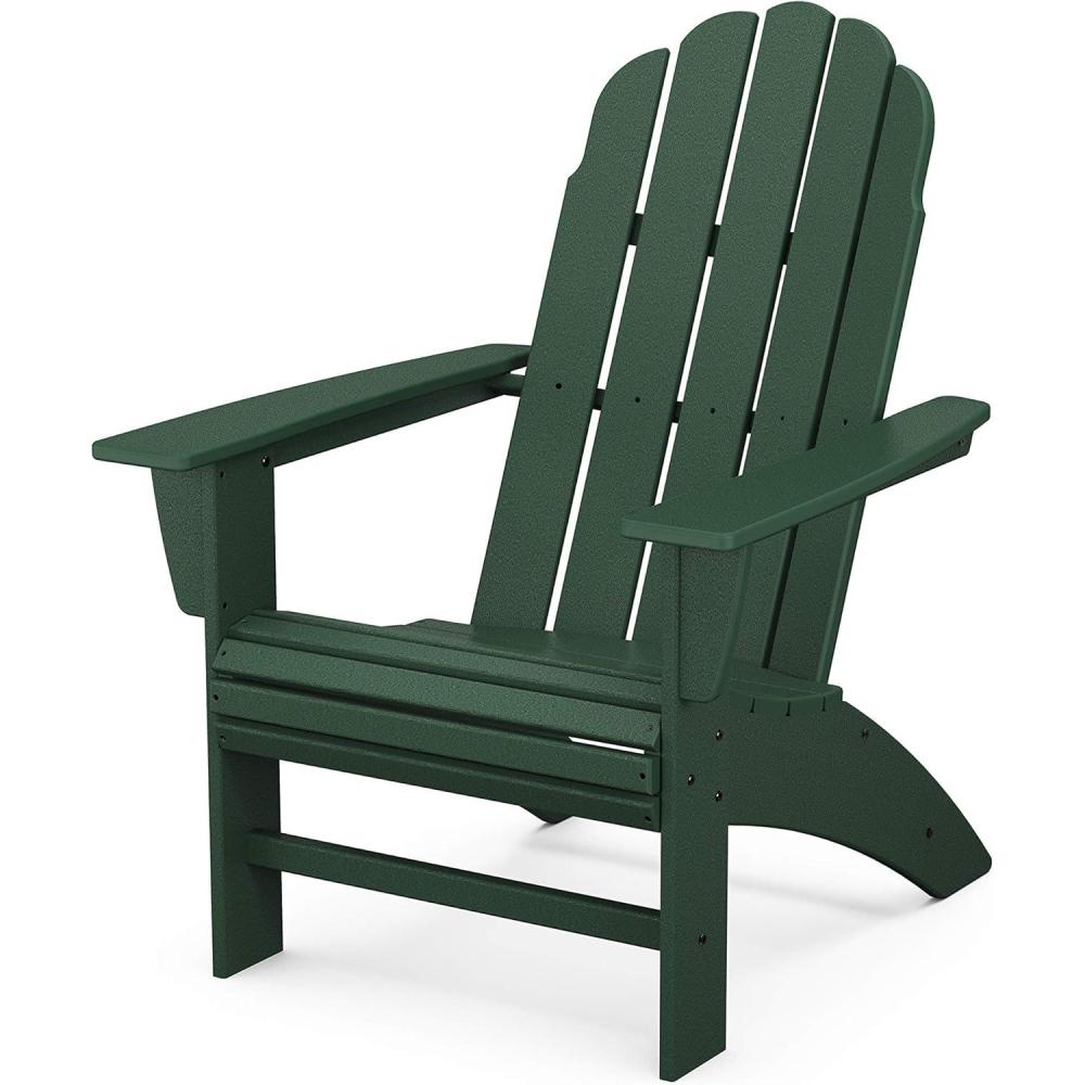 image:imagePOLYWOOD Vineyard Curveback Adirondack Chair in MahoganyGreen