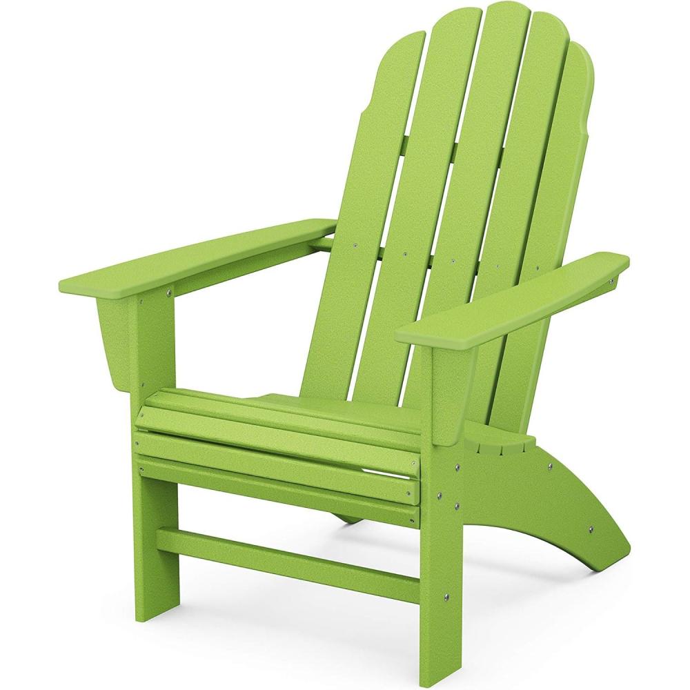 image:imagePOLYWOOD Vineyard Curveback Adirondack Chair in MahoganyLime
