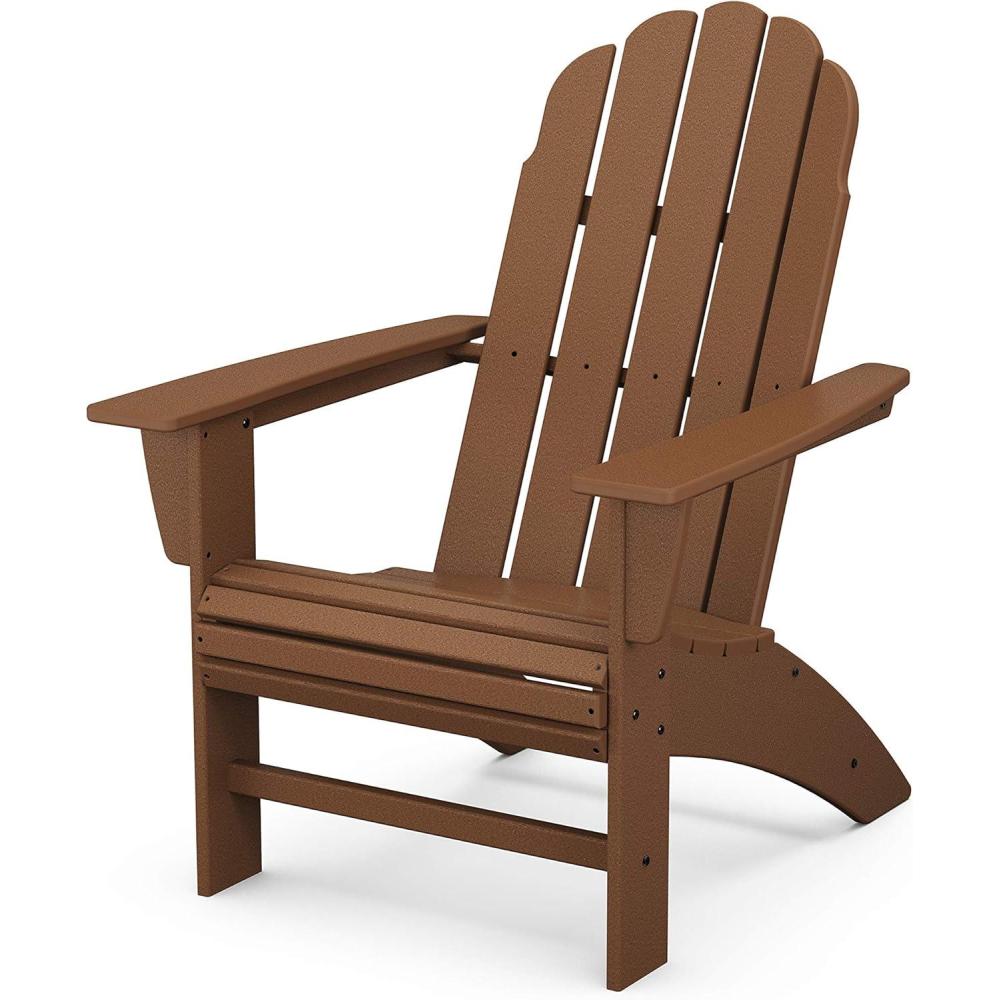 image:imagePOLYWOOD Vineyard Curveback Adirondack Chair in MahoganyTeak