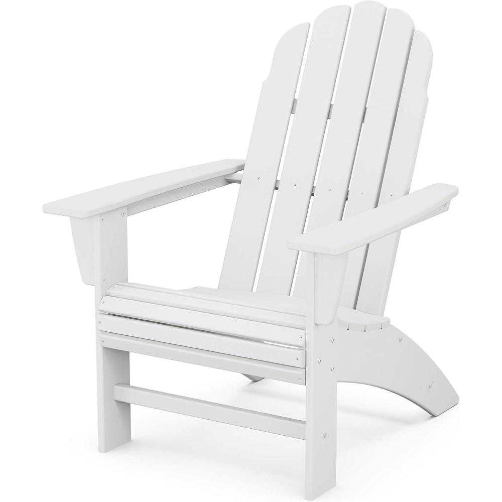 image:imagePOLYWOOD Vineyard Curveback Adirondack Chair in MahoganyWhite
