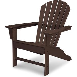 POLYWOOD SBA15GY South Beach Adirondack Chair(Mahogany)