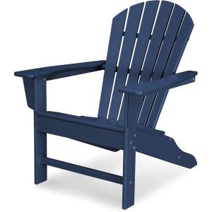 POLYWOOD SBA15GY South Beach Adirondack Chair(Navy)