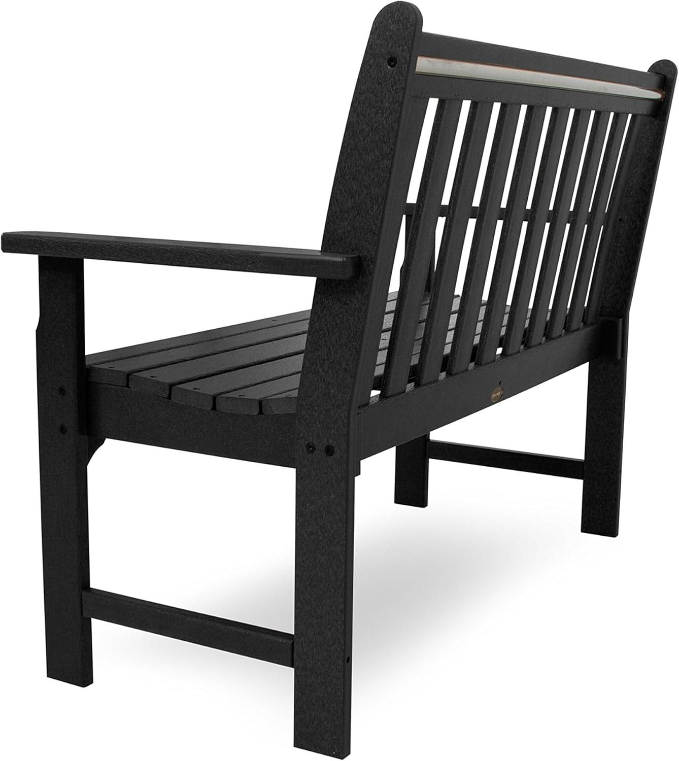 image:imagePOLYWOOD GNB48BL Vineyard 48 Bench BlackBlack