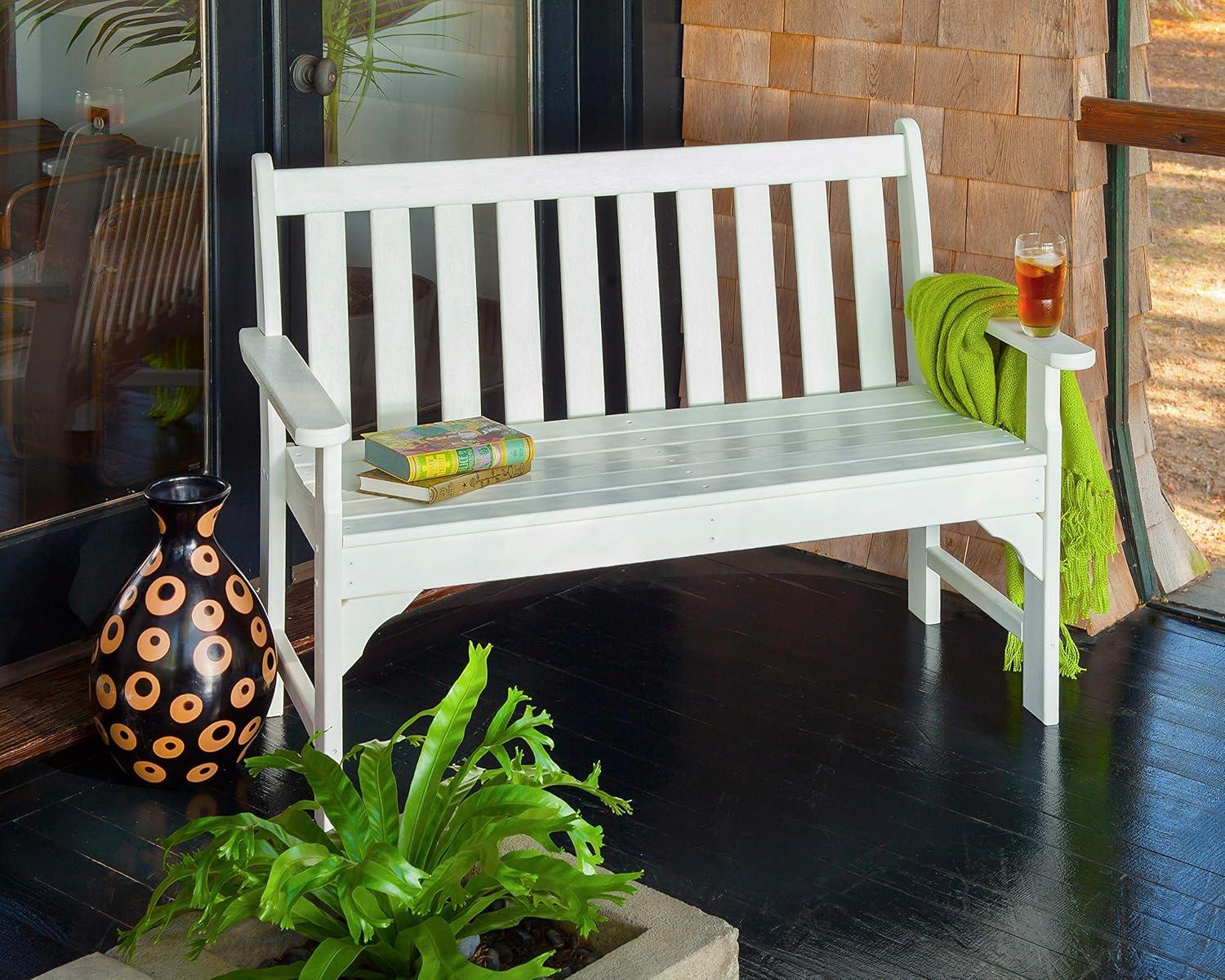 image:imagePOLYWOOD GNB48BL Vineyard 48 Bench BlackBlack