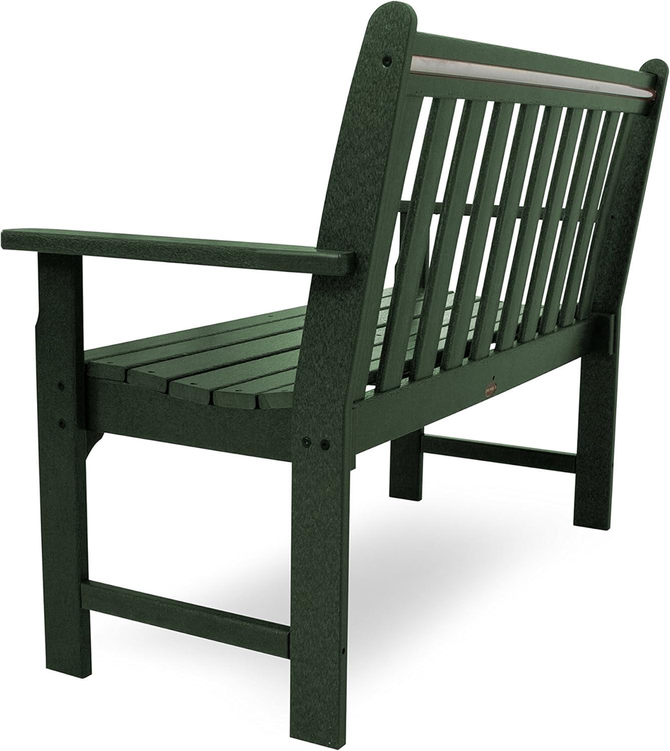 image:imagePOLYWOOD GNB48BL Vineyard 48 Bench BlackGreen