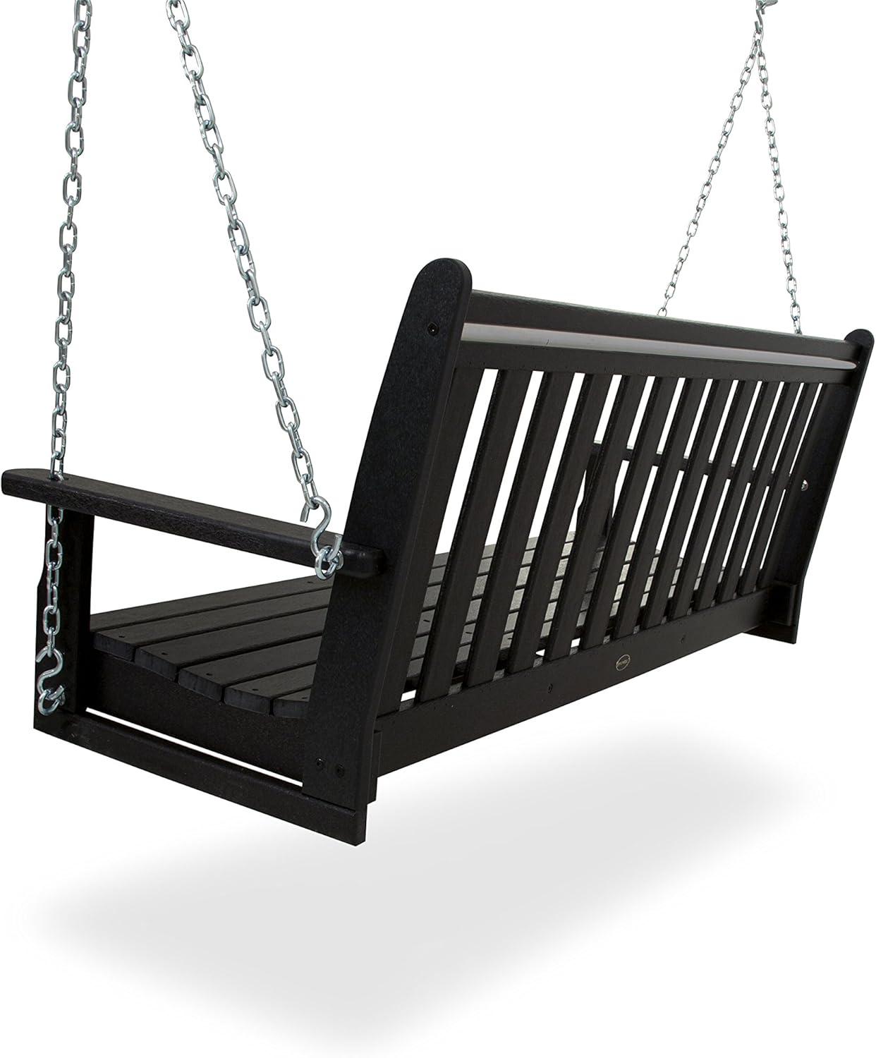 image:imagePOLYWOOD GNS60WH Vineyard 60 Swing WhiteBlack