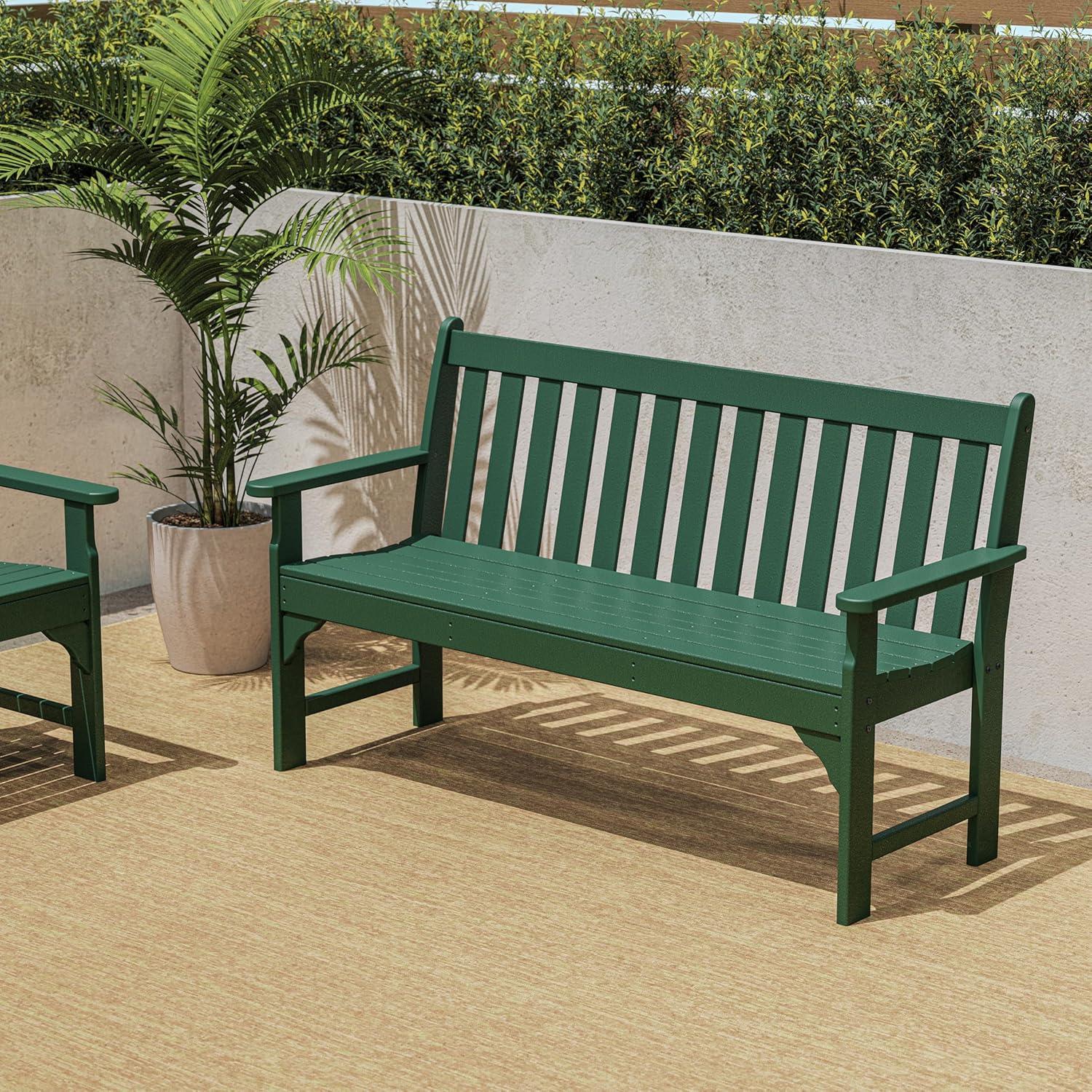 image:imagePOLYWOOD GNS60WH Vineyard 60 Swing WhiteGreen