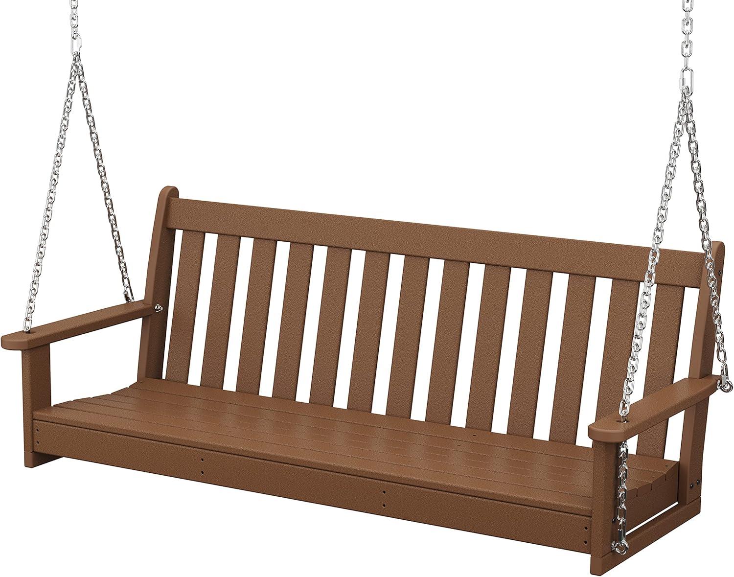 image:imagePOLYWOOD GNS60WH Vineyard 60 Swing WhiteTeak