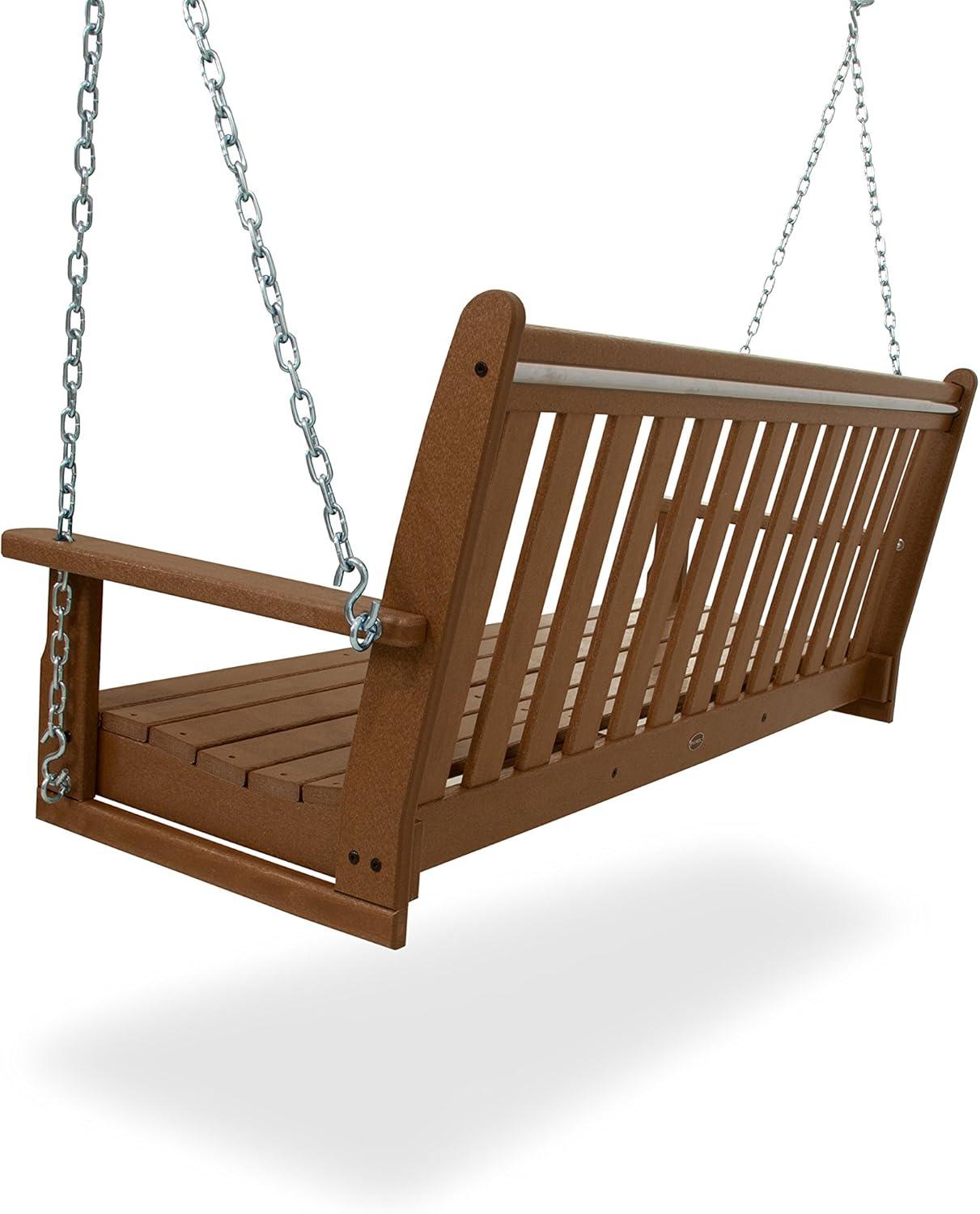 image:imagePOLYWOOD GNS60WH Vineyard 60 Swing WhiteTeak